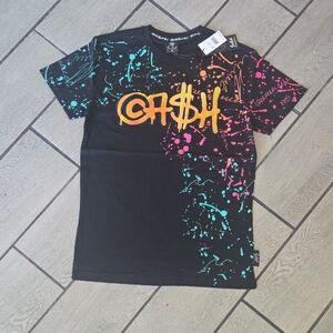 New Switch Remarkable‎ Limited Edition Graphic Tee “CA$H” Paint Splat Black
